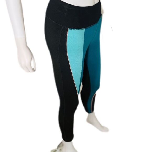 Jessica Simpson 90’s Colorblock Active Leggings *Petite* NWOT - Picture 1 of 5